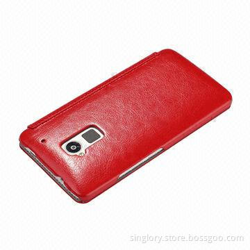PU Leather Case for HTC One Max T6, Multi-color Available, OEM Orders Welcomed